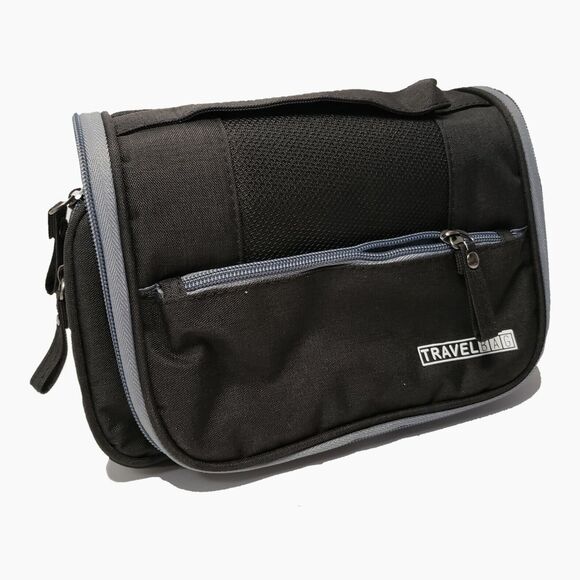 Unbranded Handbags - Travel Fun Travel Bag Black 9.5" x 5" wet storage compartment dry/wet separation